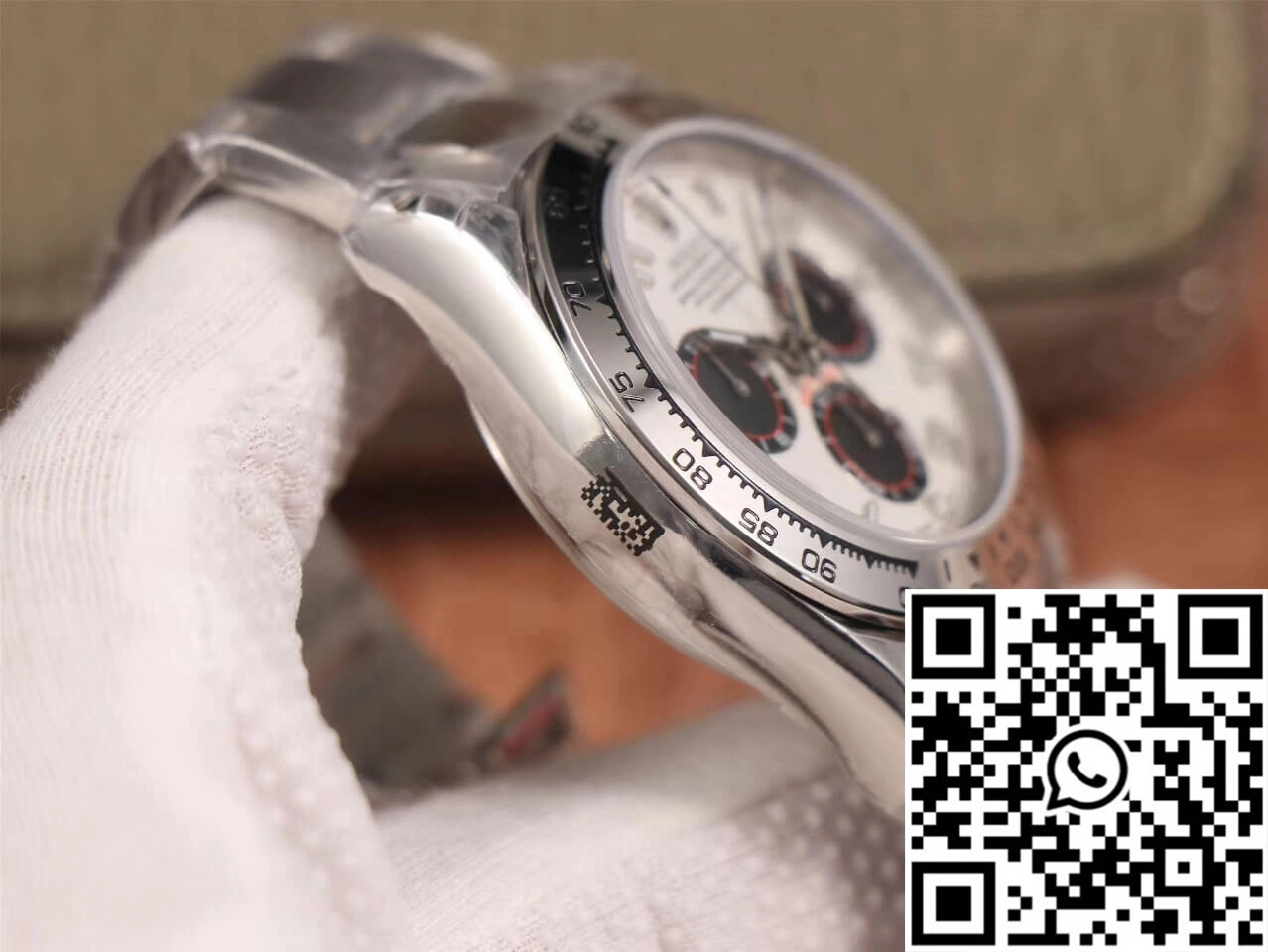 Rolex Daytona Cosmograph 116509 JH Factory White Dial Practical 1098