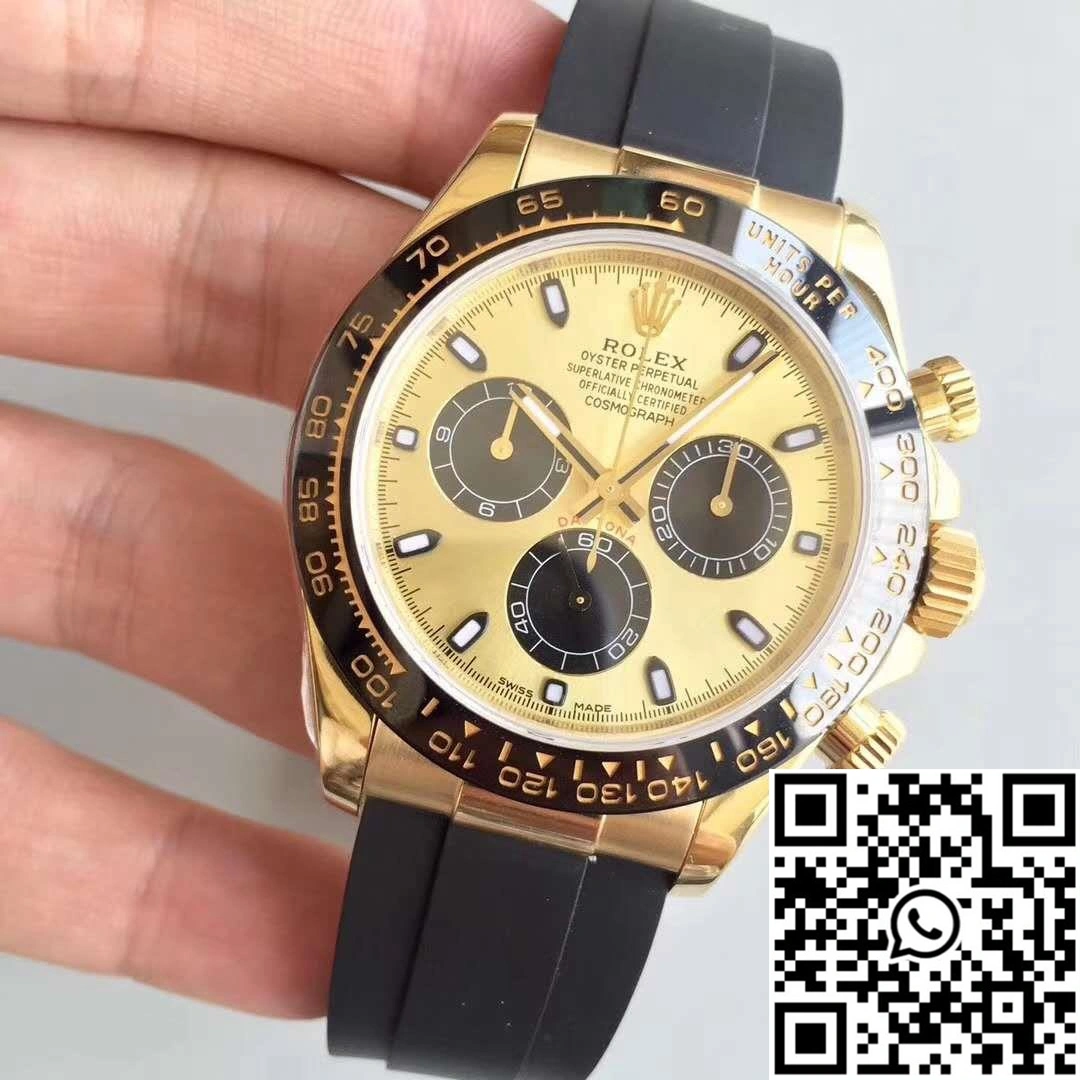 Rolex Daytona Cosmograph 116518LN AR Factory Champagne Dial Vibrant 1115