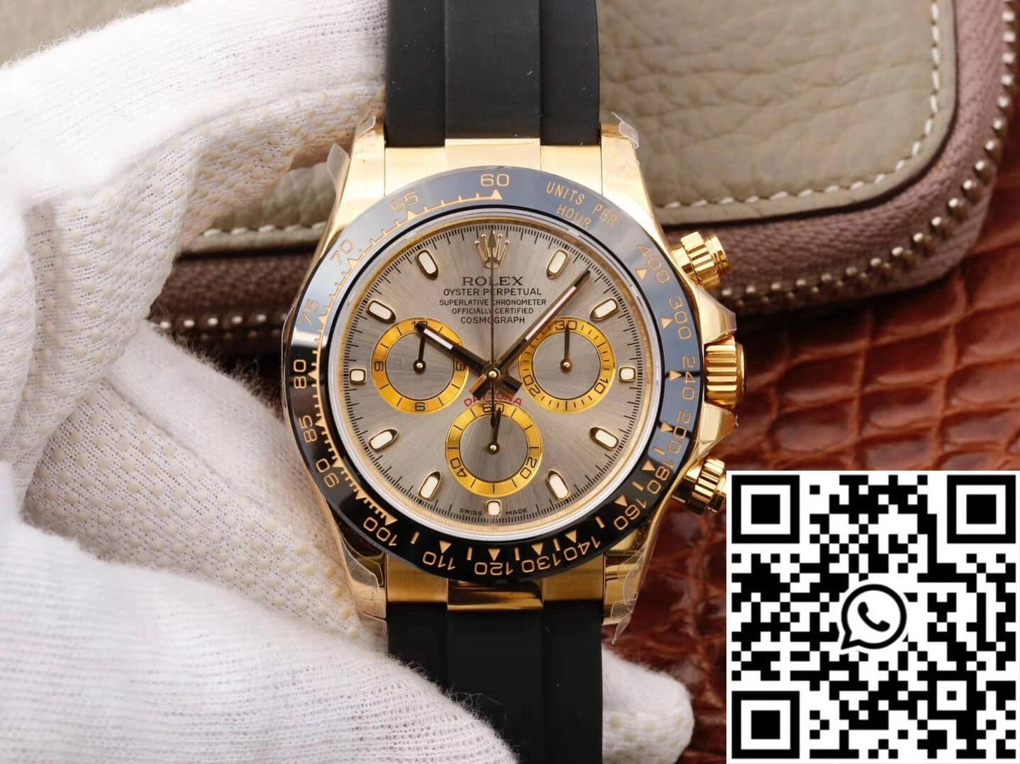 Durable Rolex Daytona Cosmograph 116518LN JH Factory Silver Gray Dial 1064