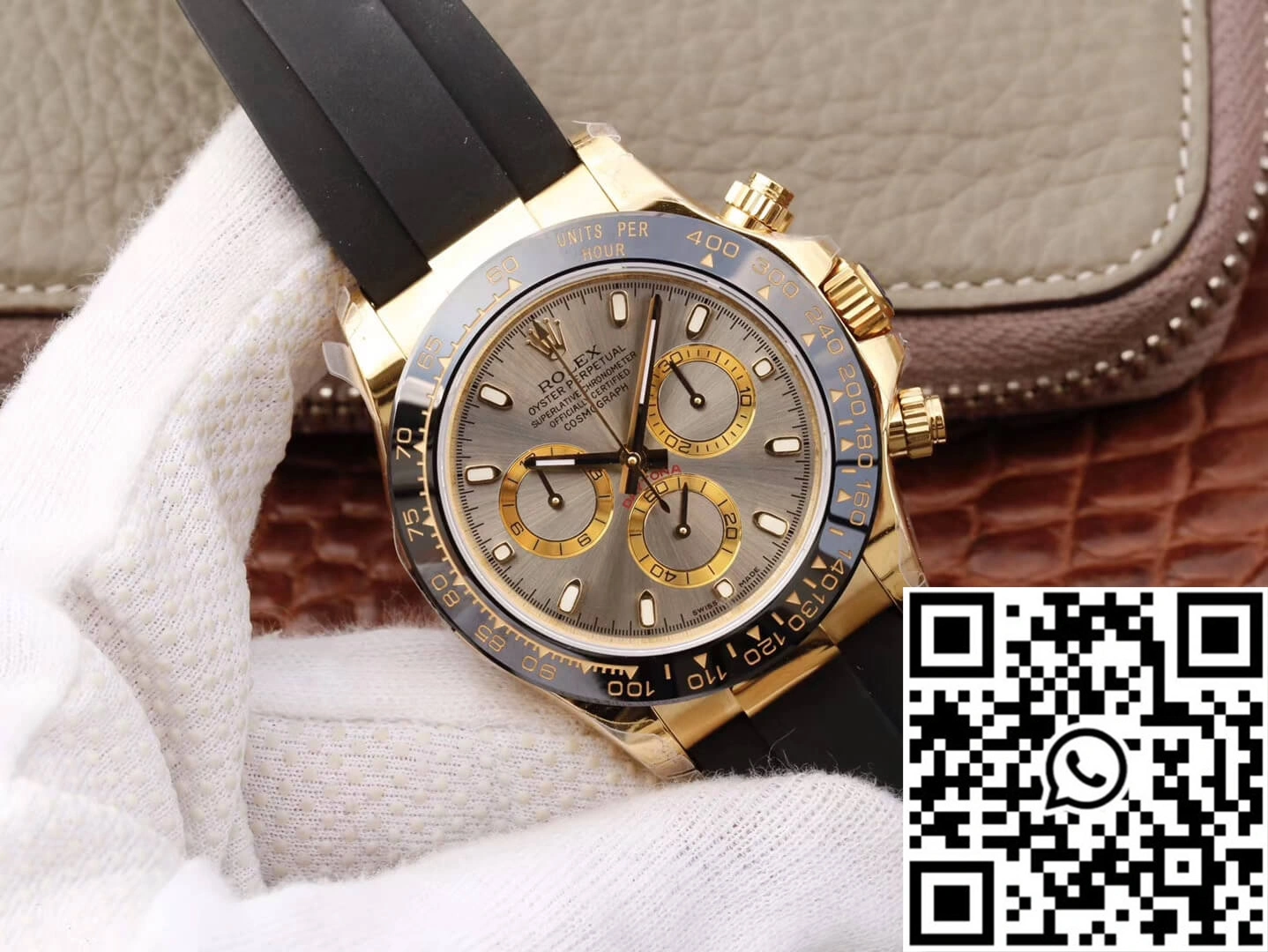 Durable Rolex Daytona Cosmograph 116518LN JH Factory Silver Gray Dial 1064