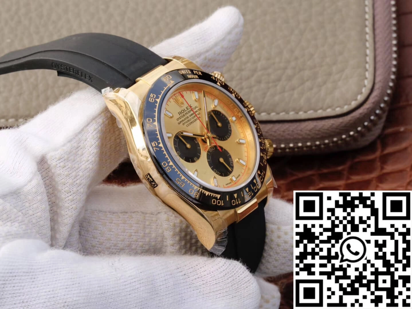 Rolex Daytona Cosmograph 116518ln JH Factory V6 Yellow Gold Black Chronograph Snug 1102