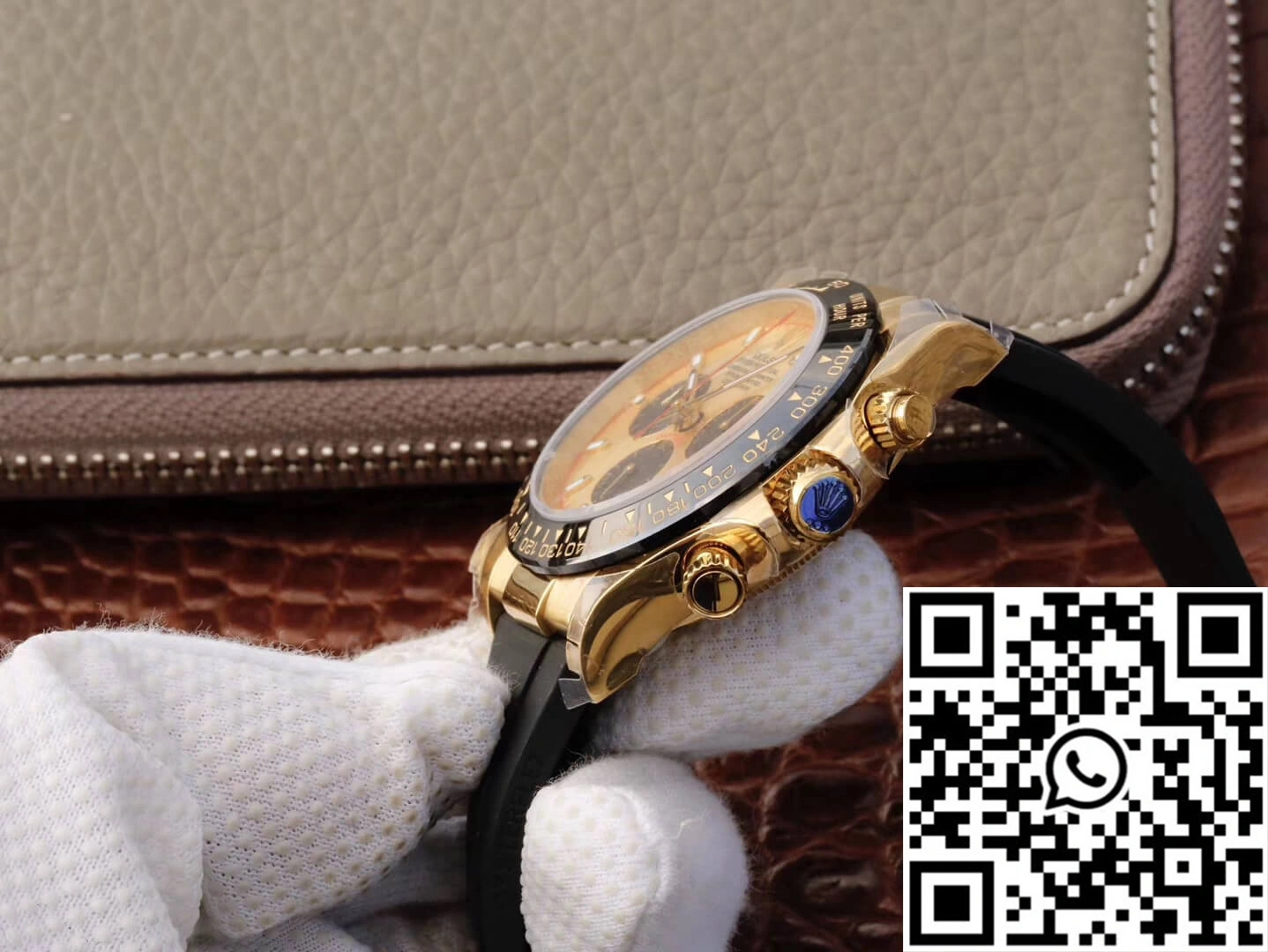 Rolex Daytona Cosmograph 116518ln JH Factory V6 Yellow Gold Black Chronograph Snug 1102