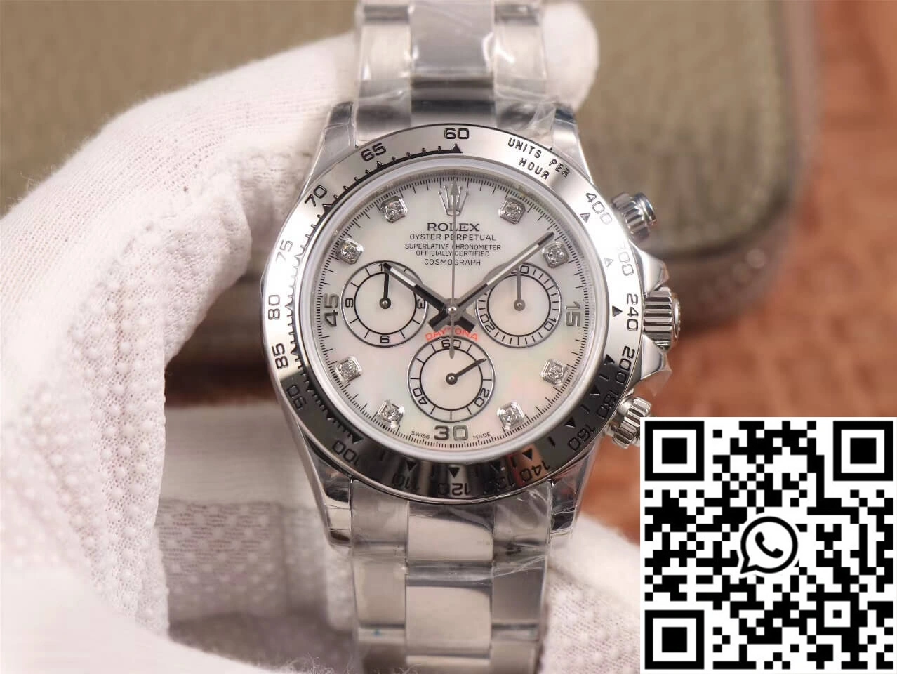 Affordable Rolex Daytona Cosmograph 116520-78590 JH Factory Diamond Dial 1075