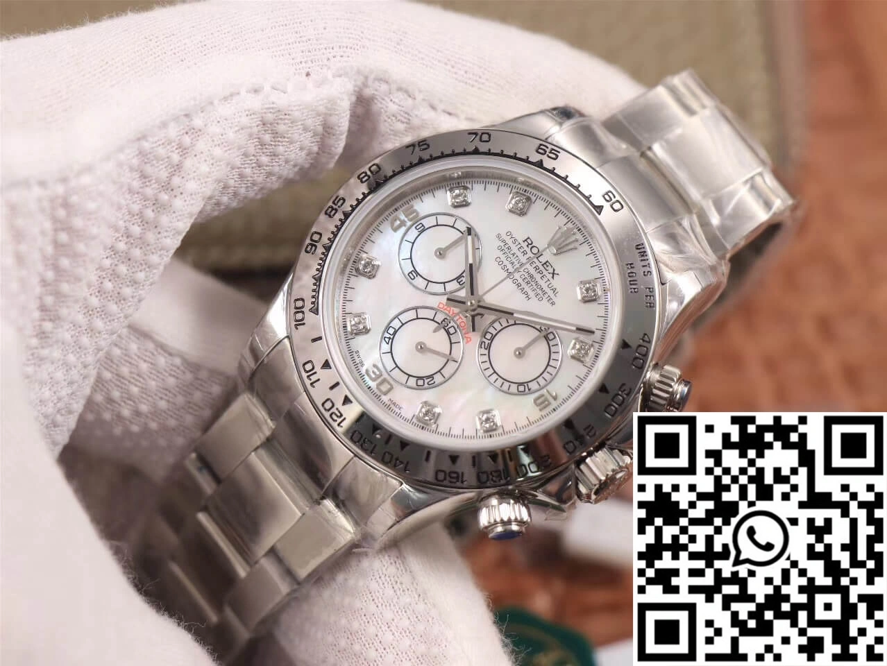 Affordable Rolex Daytona Cosmograph 116520-78590 JH Factory Diamond Dial 1075