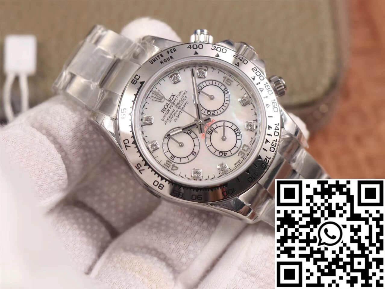 Affordable Rolex Daytona Cosmograph 116520-78590 JH Factory Diamond Dial 1075