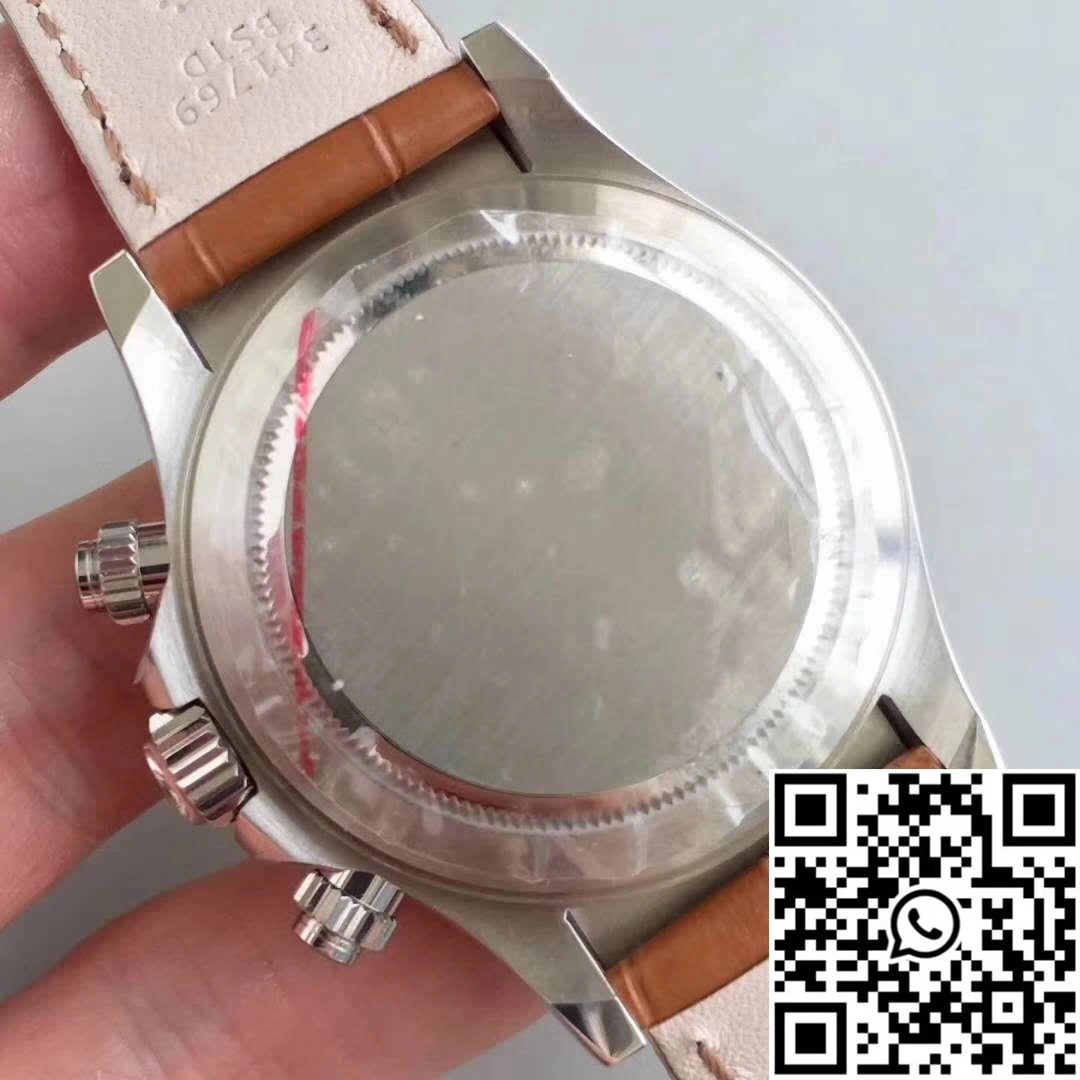 Compact Rolex Daytona Cosmograph 116520 JH Factory White Dial 1133