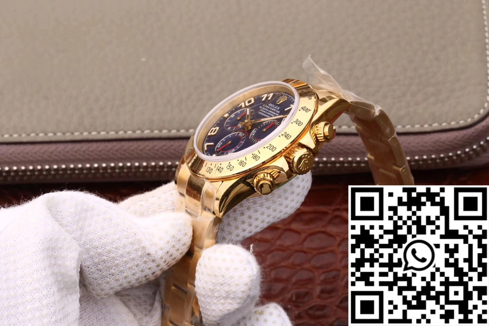 Rolex Daytona Cosmograph 116528 JH Factory Full Gold Blue Dial ComfortFit 1109