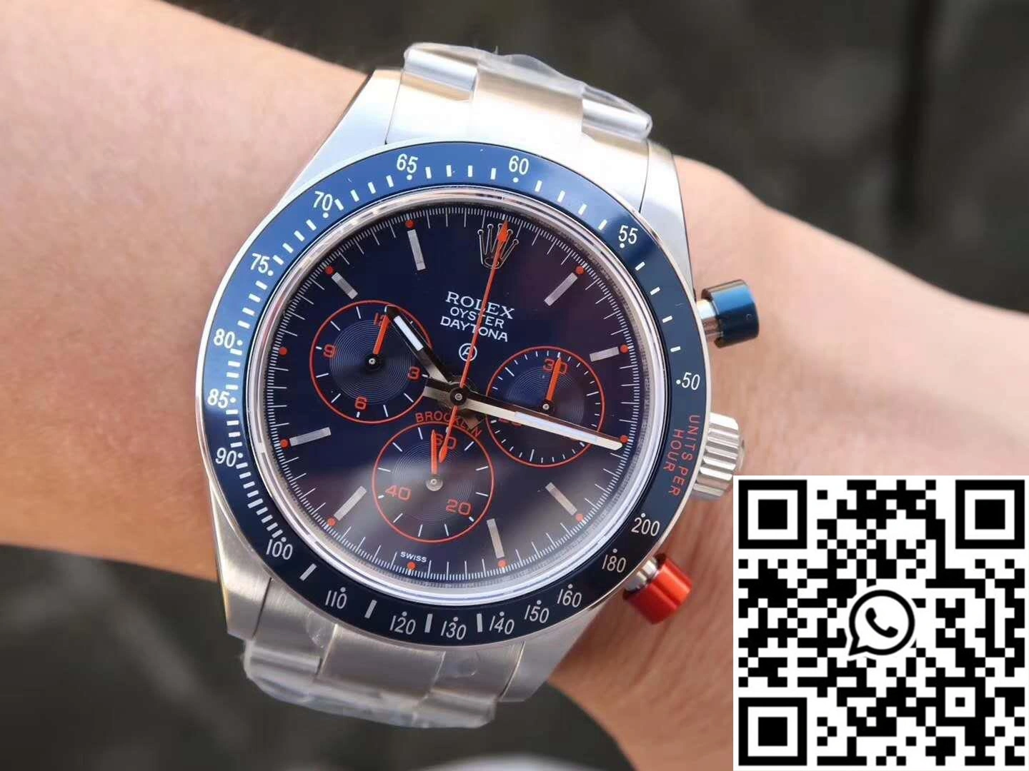 Rolex Daytona Cosmograph BP Factory Blue Dial FreshLook 1120