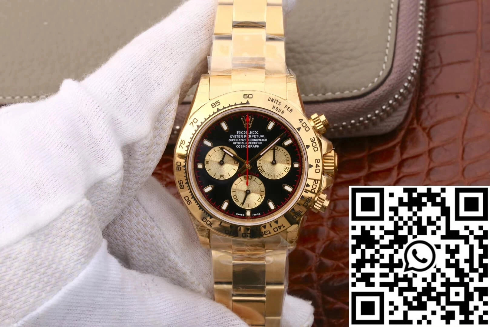 Durable Rolex Daytona Cosmograph M116508-0009 JH Factory Black Dial 1050