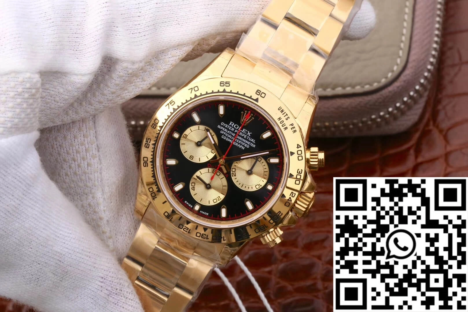 Durable Rolex Daytona Cosmograph M116508-0009 JH Factory Black Dial 1050