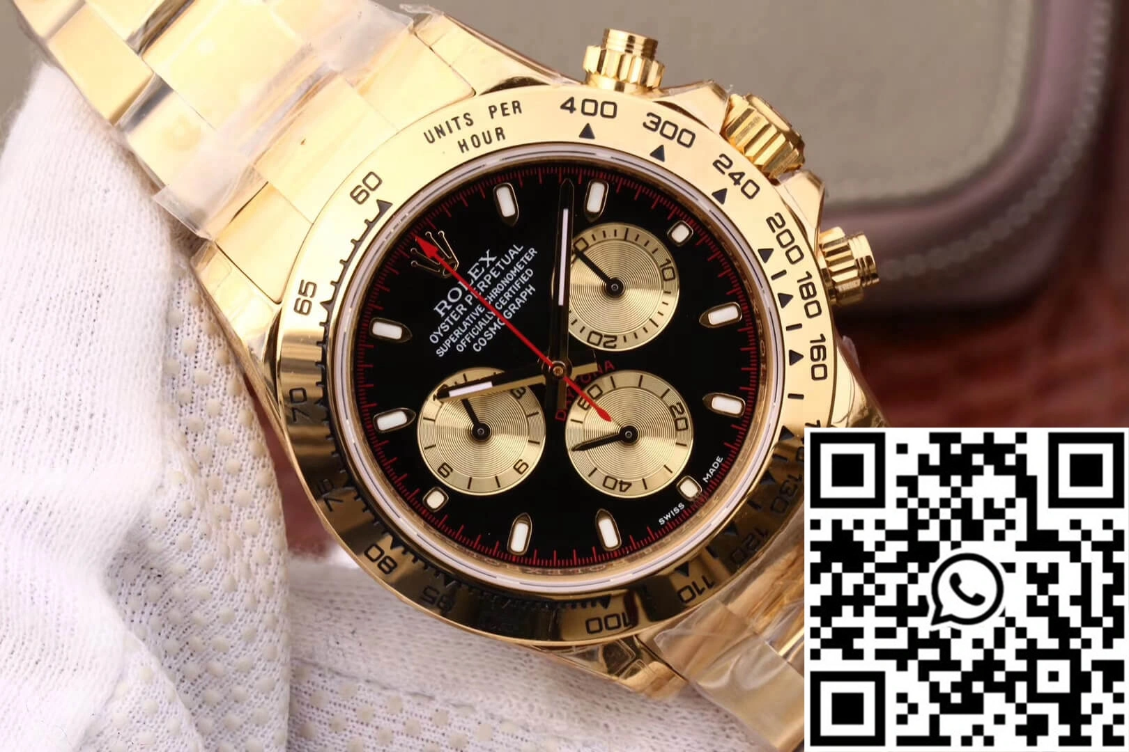 Durable Rolex Daytona Cosmograph M116508-0009 JH Factory Black Dial 1050