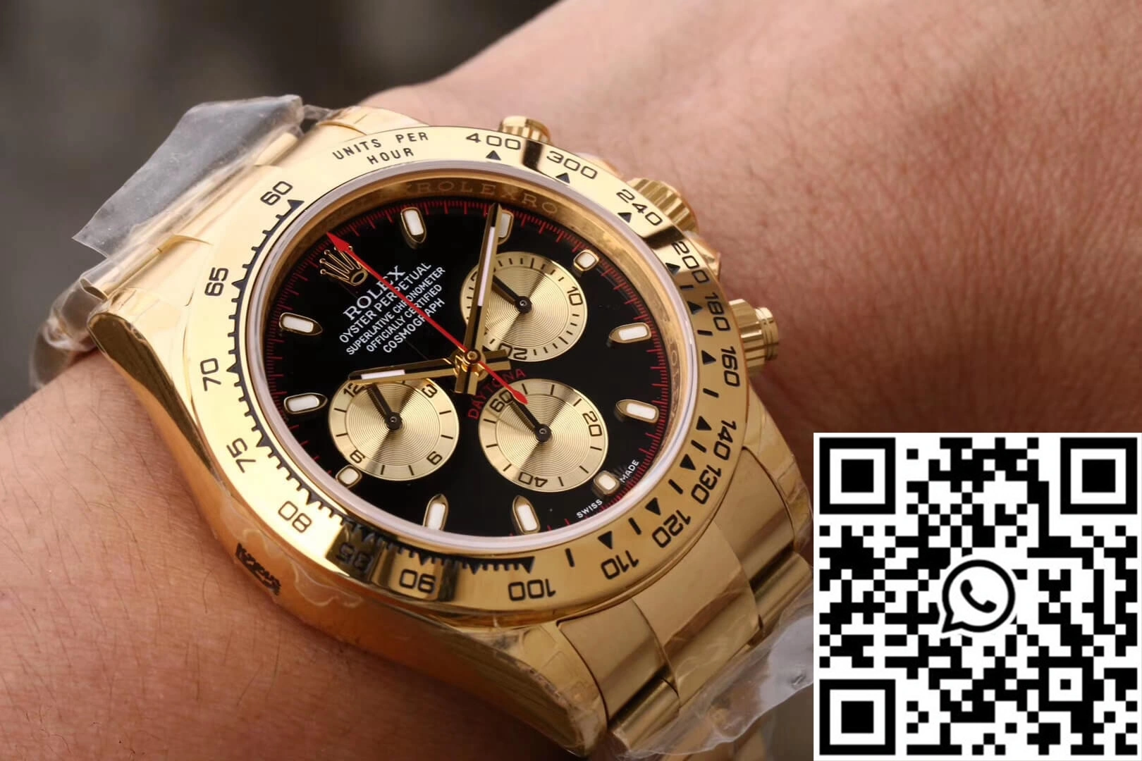Durable Rolex Daytona Cosmograph M116508-0009 JH Factory Black Dial 1050