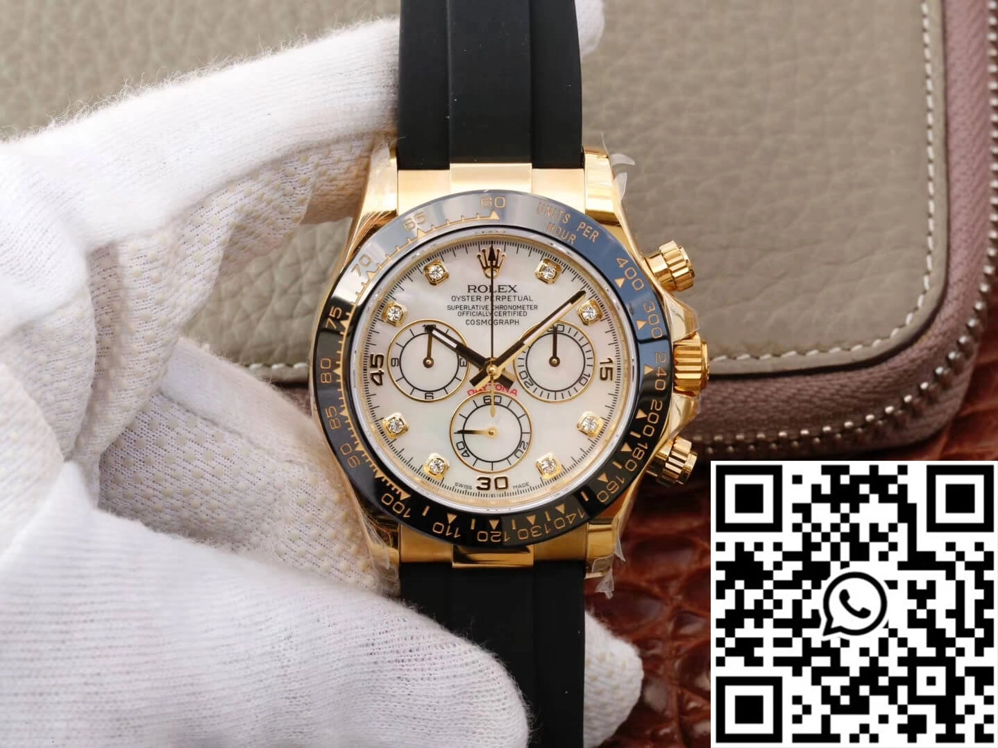 Rolex Daytona Cosmograph M116518ln-0037 JH Factory V6 Diamond Dial Premium 1132