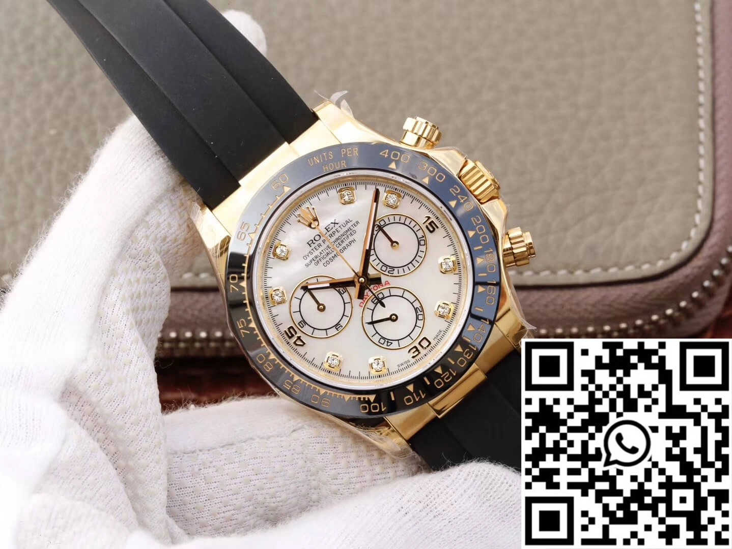 Rolex Daytona Cosmograph M116518ln-0037 JH Factory V6 Diamond Dial Premium 1132
