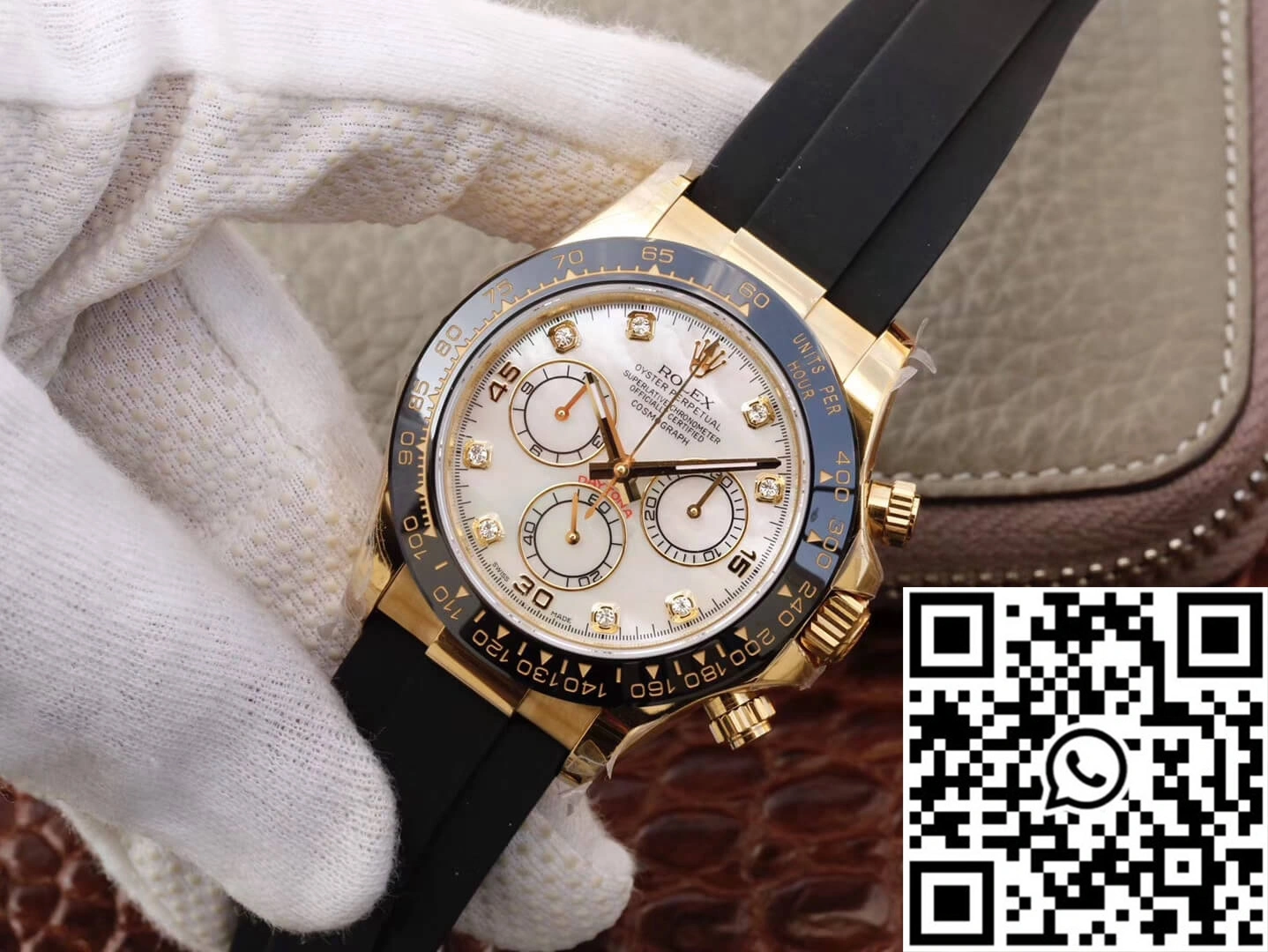 Rolex Daytona Cosmograph M116518ln-0037 JH Factory V6 Diamond Dial Premium 1132