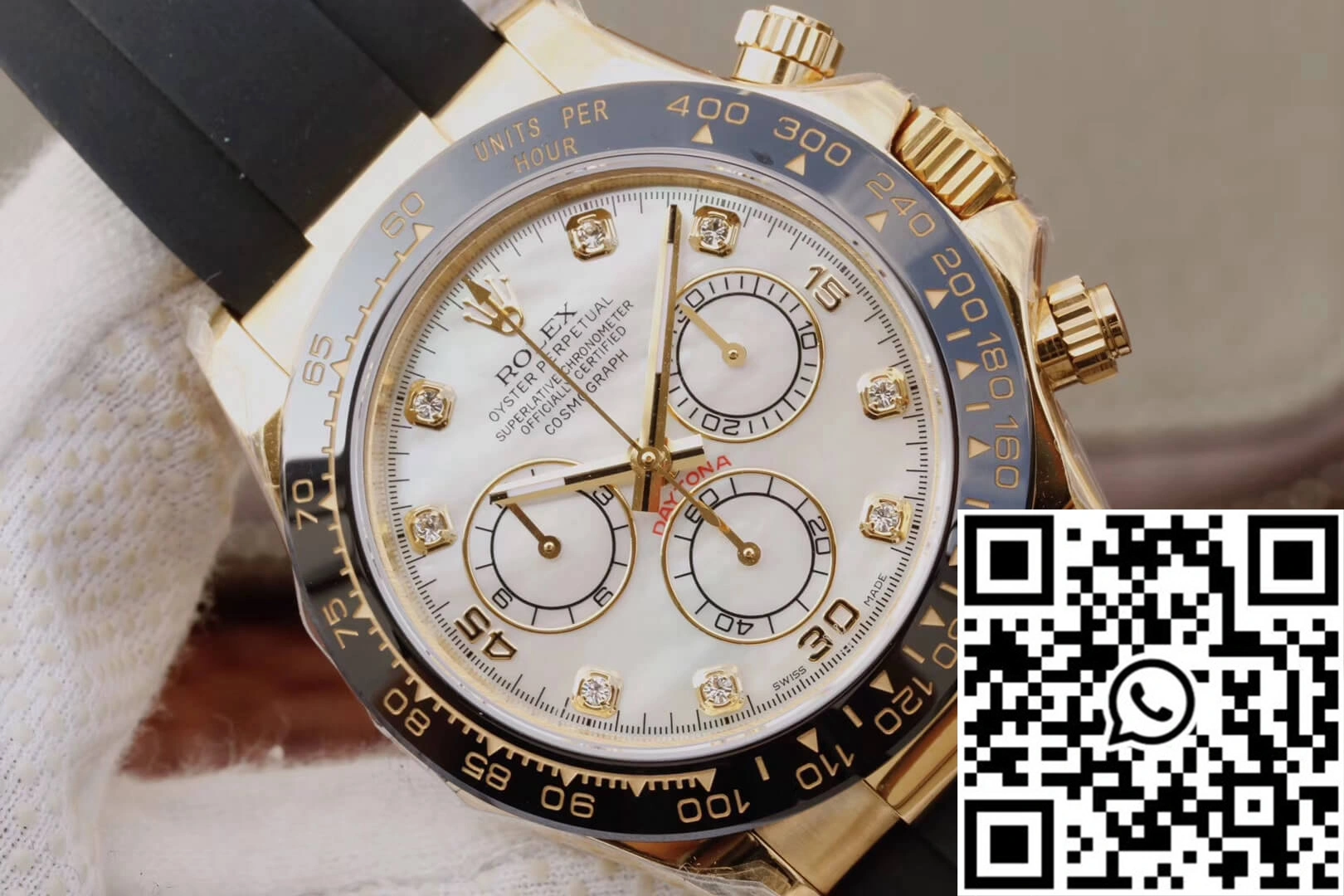 Rolex Daytona Cosmograph M116518ln-0037 JH Factory V6 Diamond Dial Premium 1132
