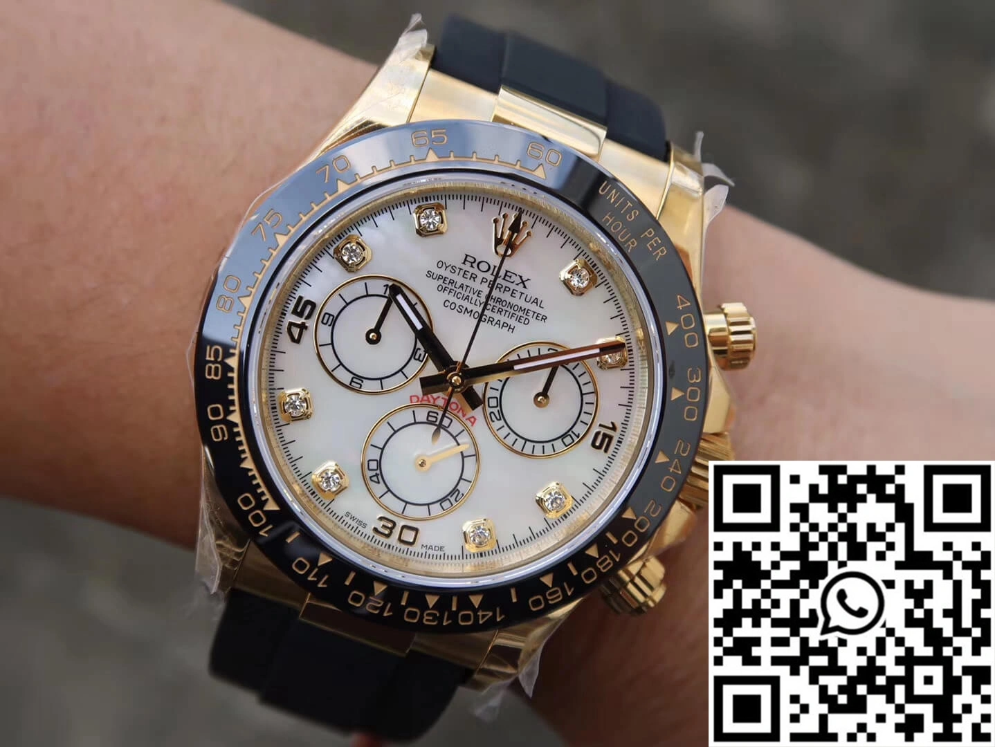 Rolex Daytona Cosmograph M116518ln-0037 JH Factory V6 Diamond Dial Premium 1132