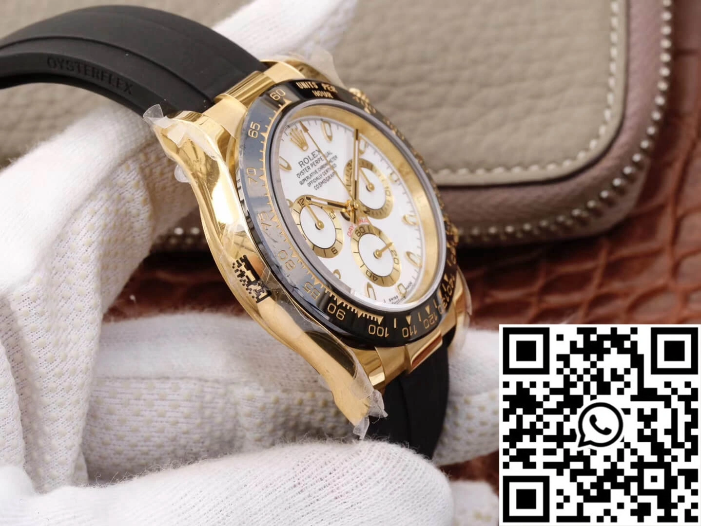 Vibrant Rolex Daytona Cosmograph M116518ln-0041 JH Factory White Dial 1089