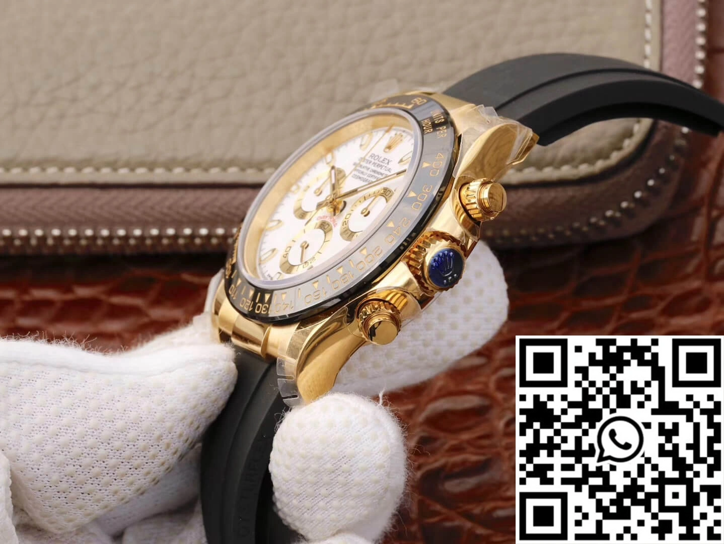 Vibrant Rolex Daytona Cosmograph M116518ln-0041 JH Factory White Dial 1089