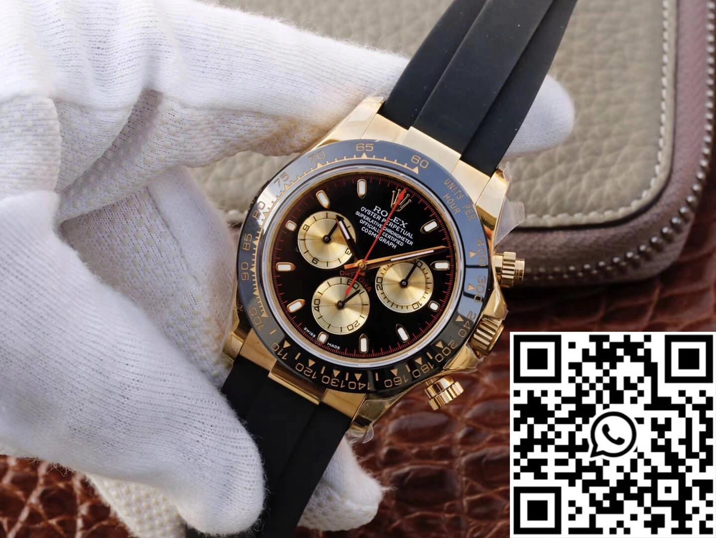 Rolex Daytona Cosmograph M116518ln-0047 JH Factory Black Dial Chic 1043