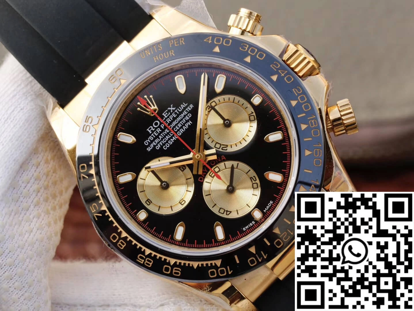 Rolex Daytona Cosmograph M116518ln-0047 JH Factory Black Dial Chic 1043
