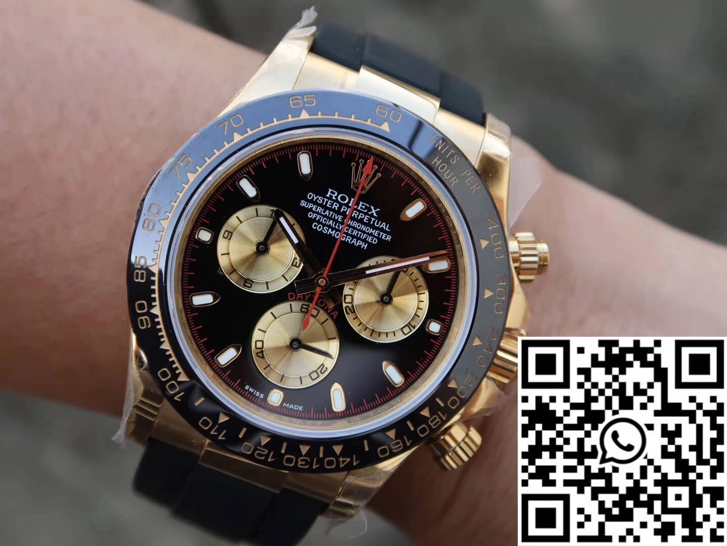 Rolex Daytona Cosmograph M116518ln-0047 JH Factory Black Dial Chic 1043