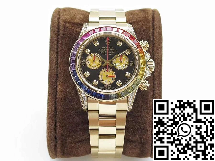 Colorful Rolex Daytona Cosmograph Rainbow 116589RBOW BL Factory 4130 Movement 1045