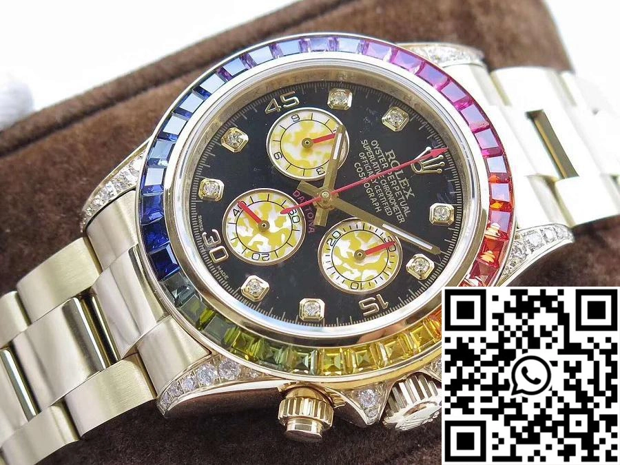 Colorful Rolex Daytona Cosmograph Rainbow 116589RBOW BL Factory 4130 Movement 1045