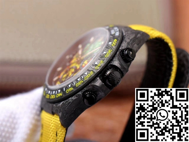 Rolex Daytona Cosmos Chronograph Carbon Fiber Edition Color Skull Dial Sustainable 1111
