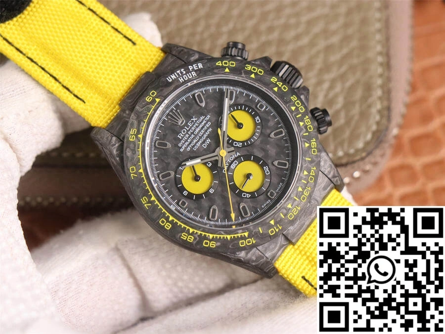 Unisex Rolex Daytona Diw Retrofit Version WWF Factory Carbon Fiber Pattern 1125