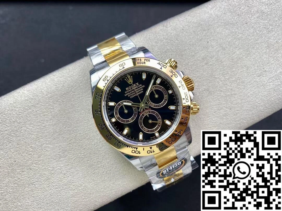 Rolex Daytona M116503-0004 BT Factory Yellow Gold Black Dial Attractive 1086
