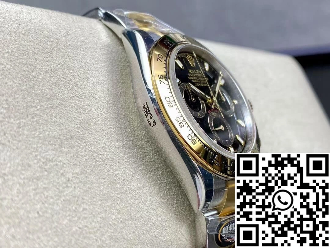 Rolex Daytona M116503-0004 BT Factory Yellow Gold Black Dial Attractive 1086