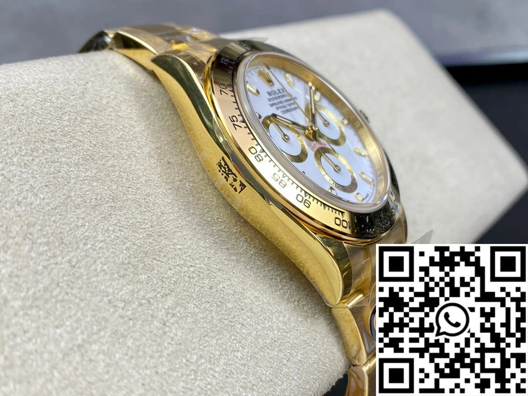 Lightweight Rolex Daytona M116508-0001 BT Factory Yellow Gold White Dial 1121