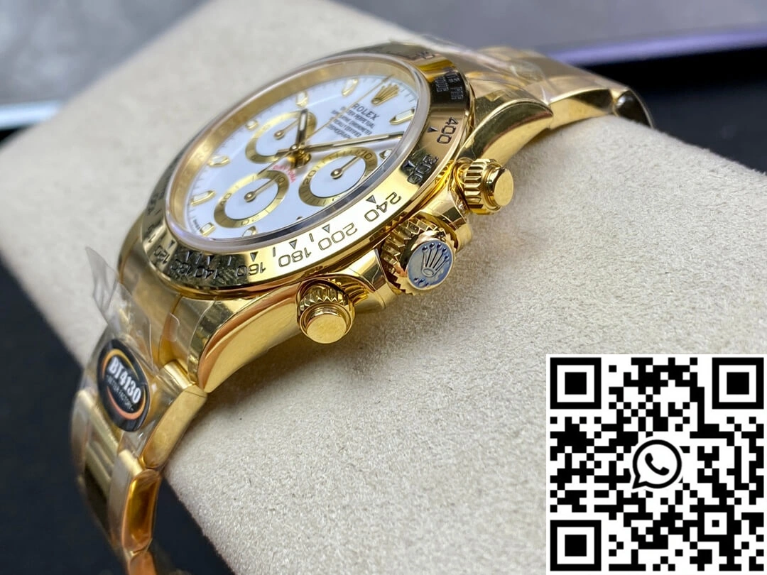 Lightweight Rolex Daytona M116508-0001 BT Factory Yellow Gold White Dial 1121