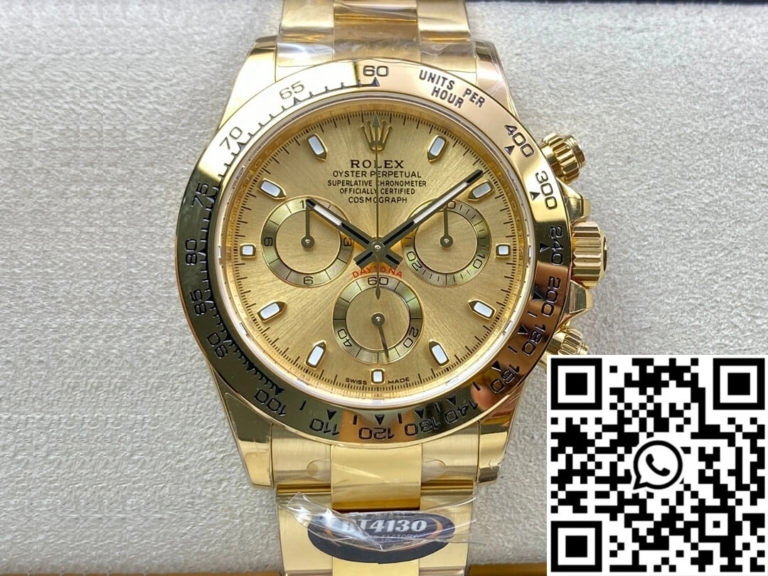 Rolex Daytona M116508-0003 BT Factory Yellow Gold Unisex 1123