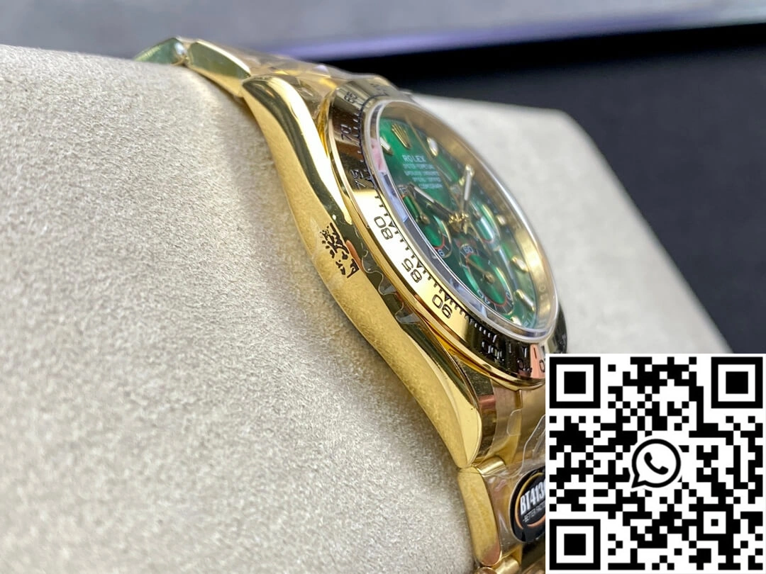 Rolex Daytona M116508-0013 BT Factory Yellow Gold Green Dial Cozy 1142