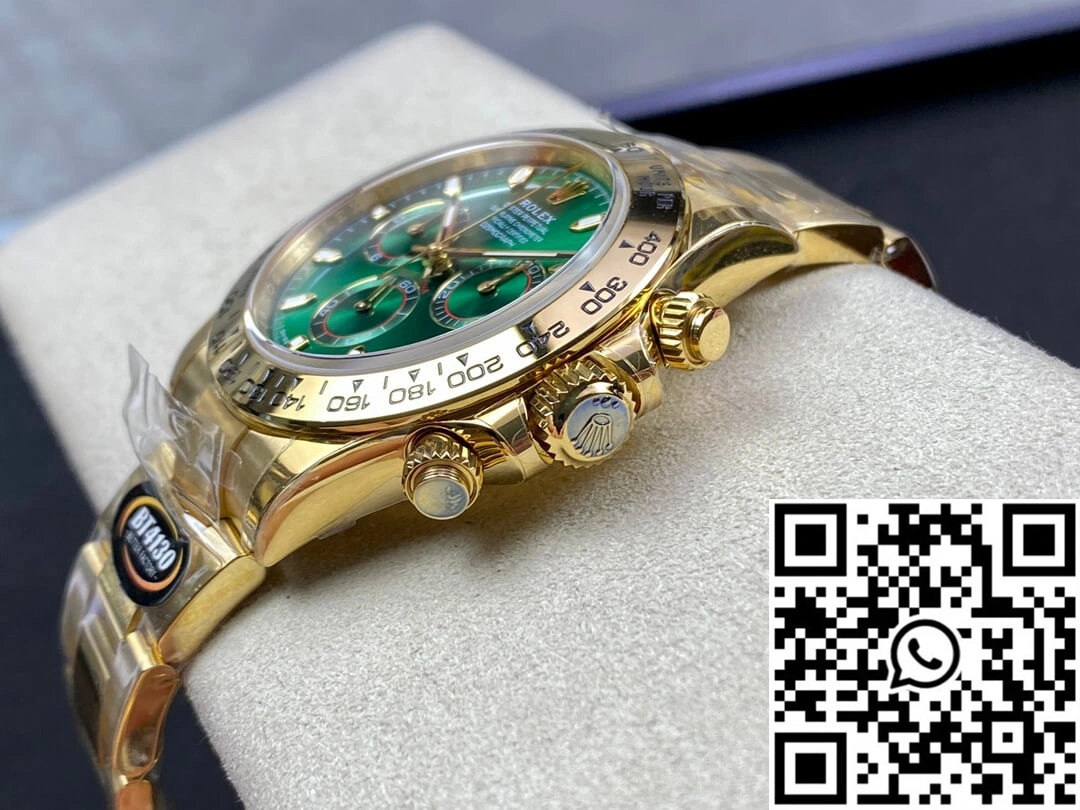 Rolex Daytona M116508-0013 BT Factory Yellow Gold Green Dial Cozy 1142