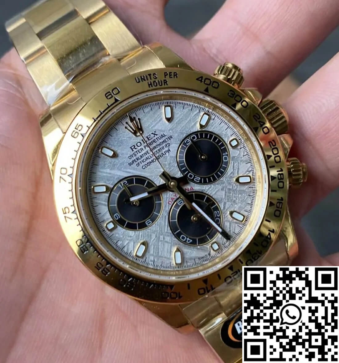QuickDry Rolex Daytona M116508-0015 BT Factory Yellow Gold 1139