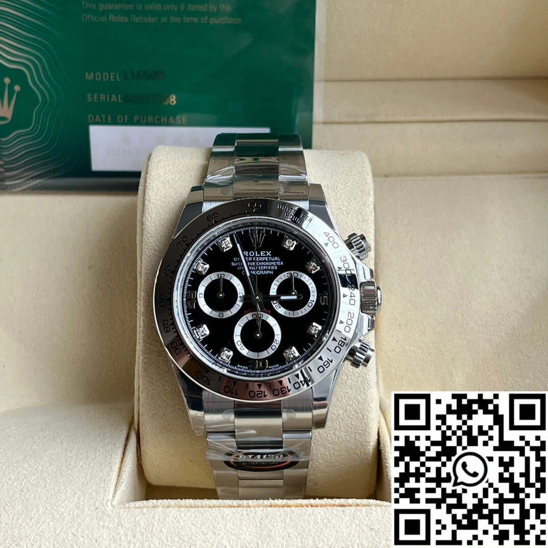 Rolex Daytona M116509-0055 BT Factory Black Dial GoodFit 1157