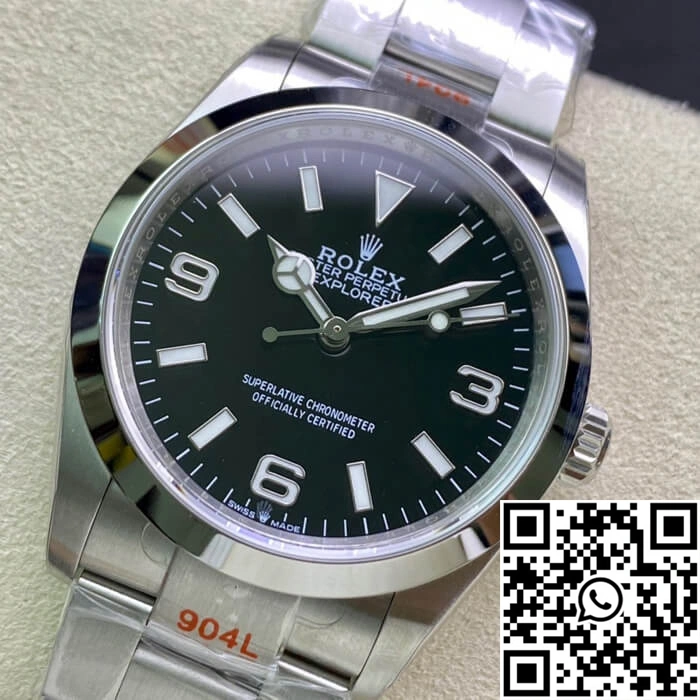 GoodFit Rolex Explorer M124270-0001 36MM EW Factory Black Dial 1150
