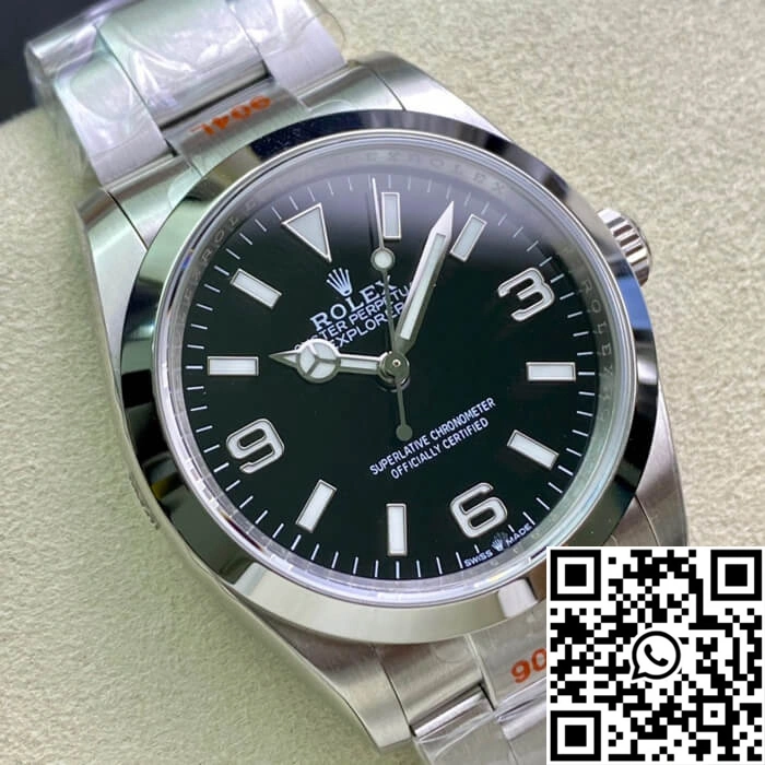 GoodFit Rolex Explorer M124270-0001 36MM EW Factory Black Dial 1150