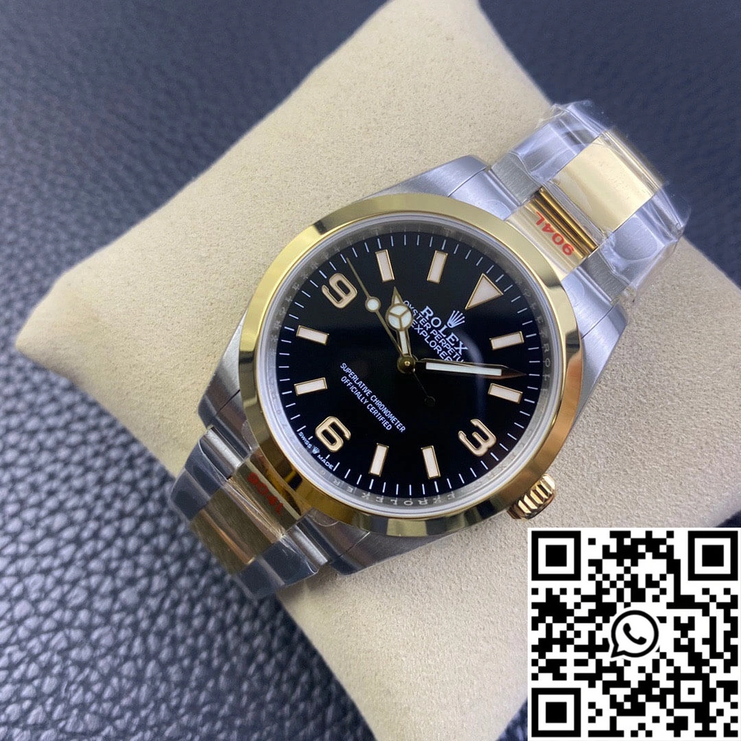 Bright Rolex Explorer M124273-0001 EW Factory Black Dial 1144