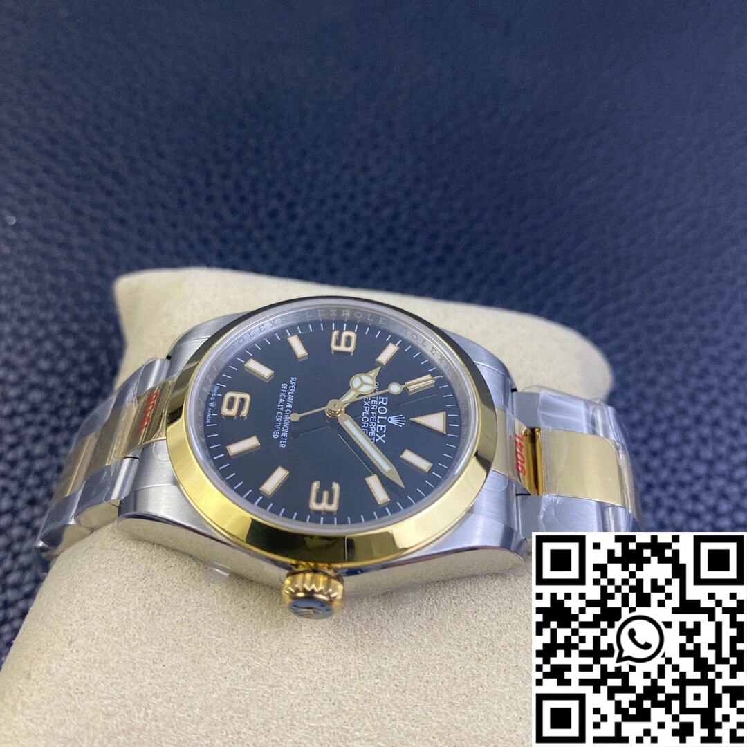 Bright Rolex Explorer M124273-0001 EW Factory Black Dial 1144