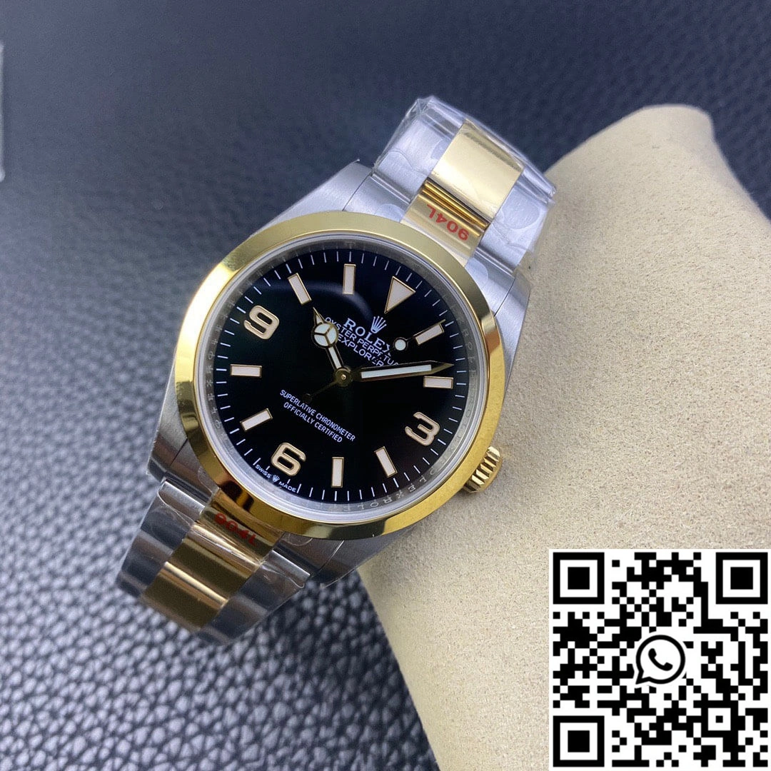 Bright Rolex Explorer M124273-0001 EW Factory Black Dial 1144