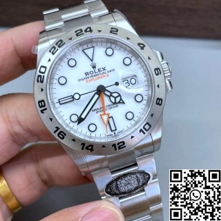SunProtective Rolex Explorer M226570-0001 Clean Factory Stainless Steel White Dial 1148