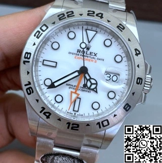 SunProtective Rolex Explorer M226570-0001 Clean Factory Stainless Steel White Dial 1148