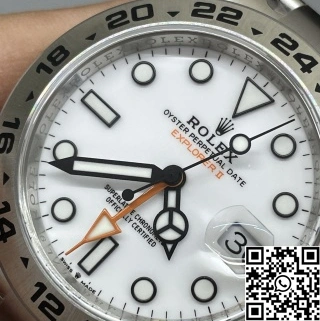 SunProtective Rolex Explorer M226570-0001 Clean Factory Stainless Steel White Dial 1148