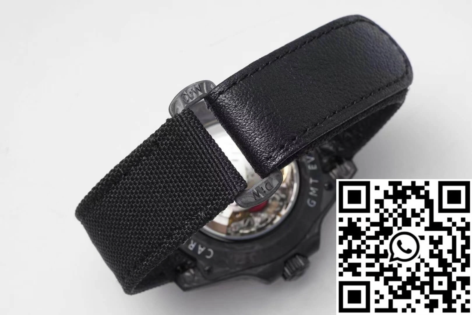 Rolex GMT-MASTER II Diw Carbon Fiber Black Fabric Strap Lightweight 1184