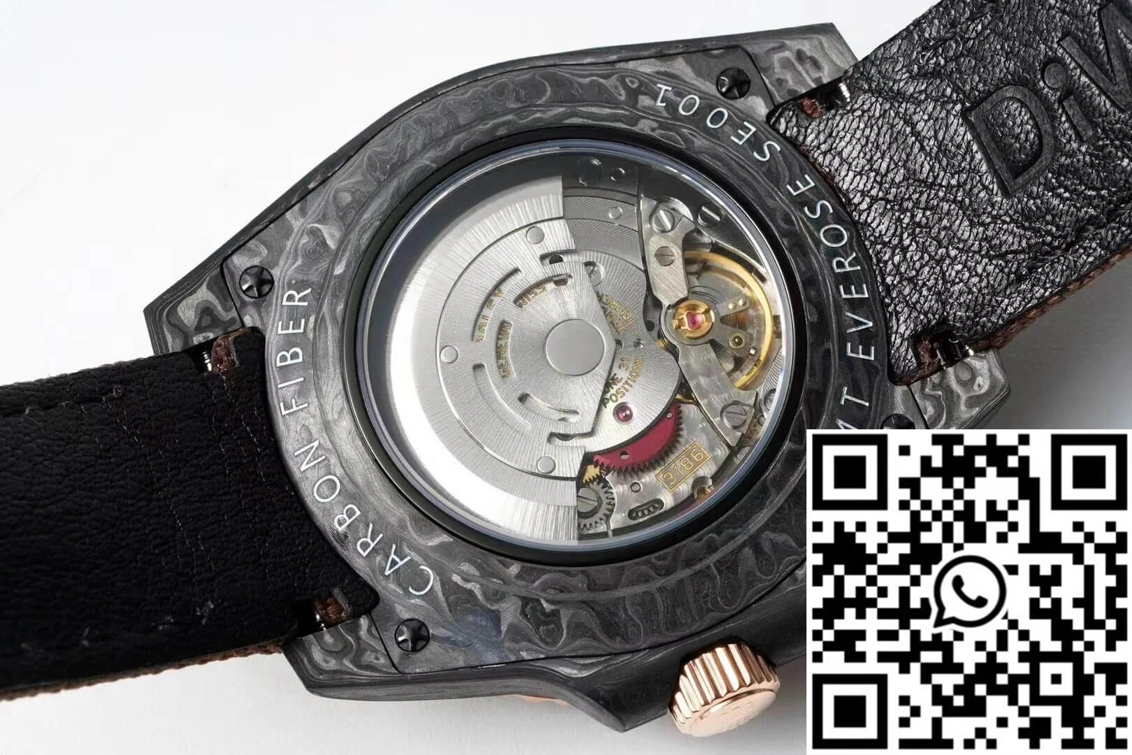 Rolex GMT-MASTER II Diw Carbon Fiber Brown Fabric Strap Thermal 1161