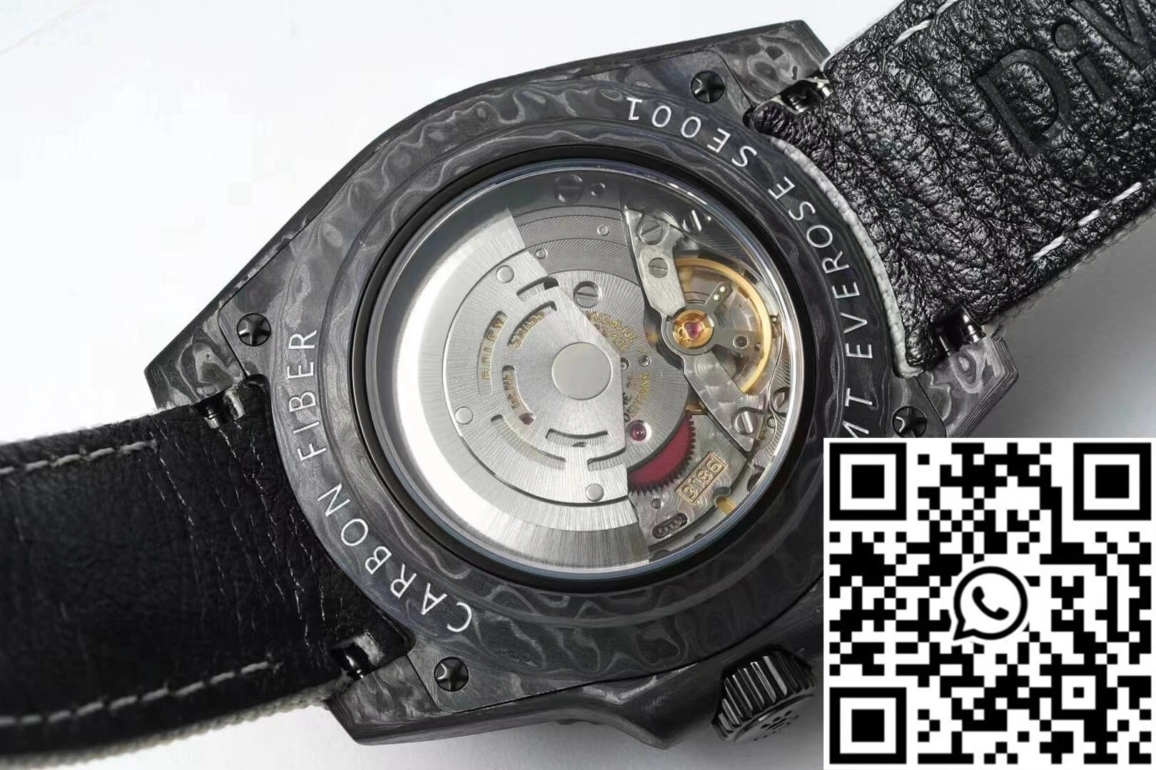 AllSeason Rolex GMT-MASTER II Diw Carbon Fiber Dial Fabric Strap 1188